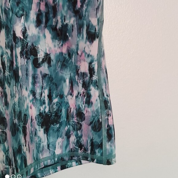 Sweaty Betty Yoga Tank Top, Racerback, Blue XRay Floral Print, Sz. M - Picture 4 of 6